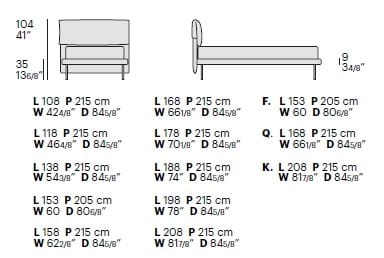 Мягкая односпальная кровать