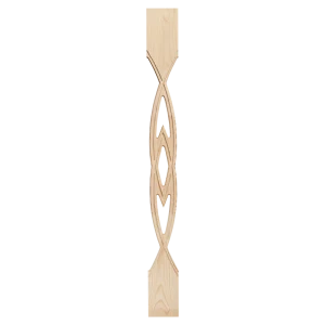 Балясина Эллипс сращенная хвоя сорт Прима 18x90x900 мм