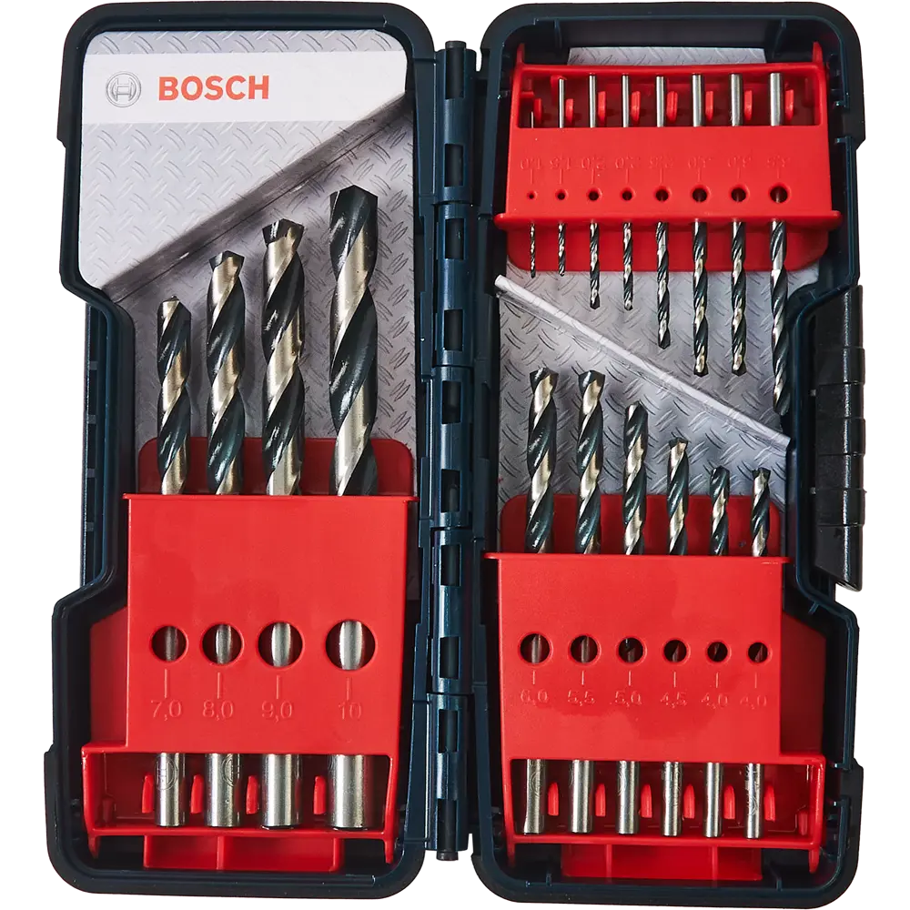 Набор свёрл по металлу HSS Bosch PointTeQ 2608577350, 18 шт BOSCH PROFESSIONAL STLM-2207573 - Вид №1