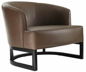 HC28 Cosmo Кожаное кресло с подлокотниками  C11