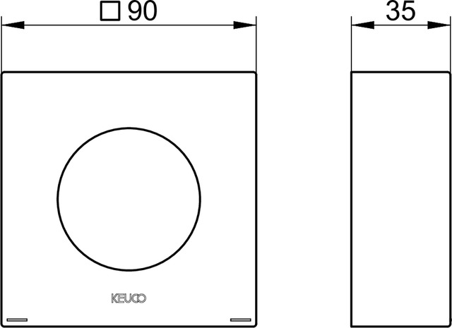 59551050382 Розетка с удлинением KEUCO IXMO - Вид №3