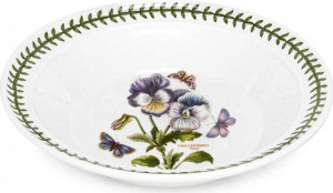 10568578 Portmeirion Тарелка суповая Portmeirion Ботанический сад.Анютины глазки 20см, фарфор Фарфор