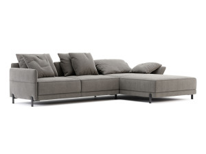 3-местный диван с полуостровом