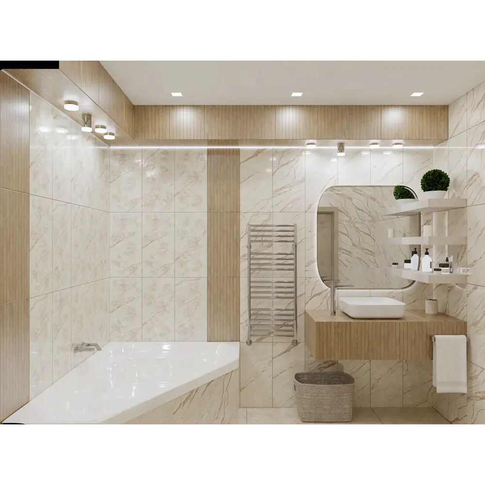 Плитка настенная Azori Forest 31.5x63 см 1.59 м² матовая цвет коричневое дерево 87112443 STLM-2003781 - Вид №8