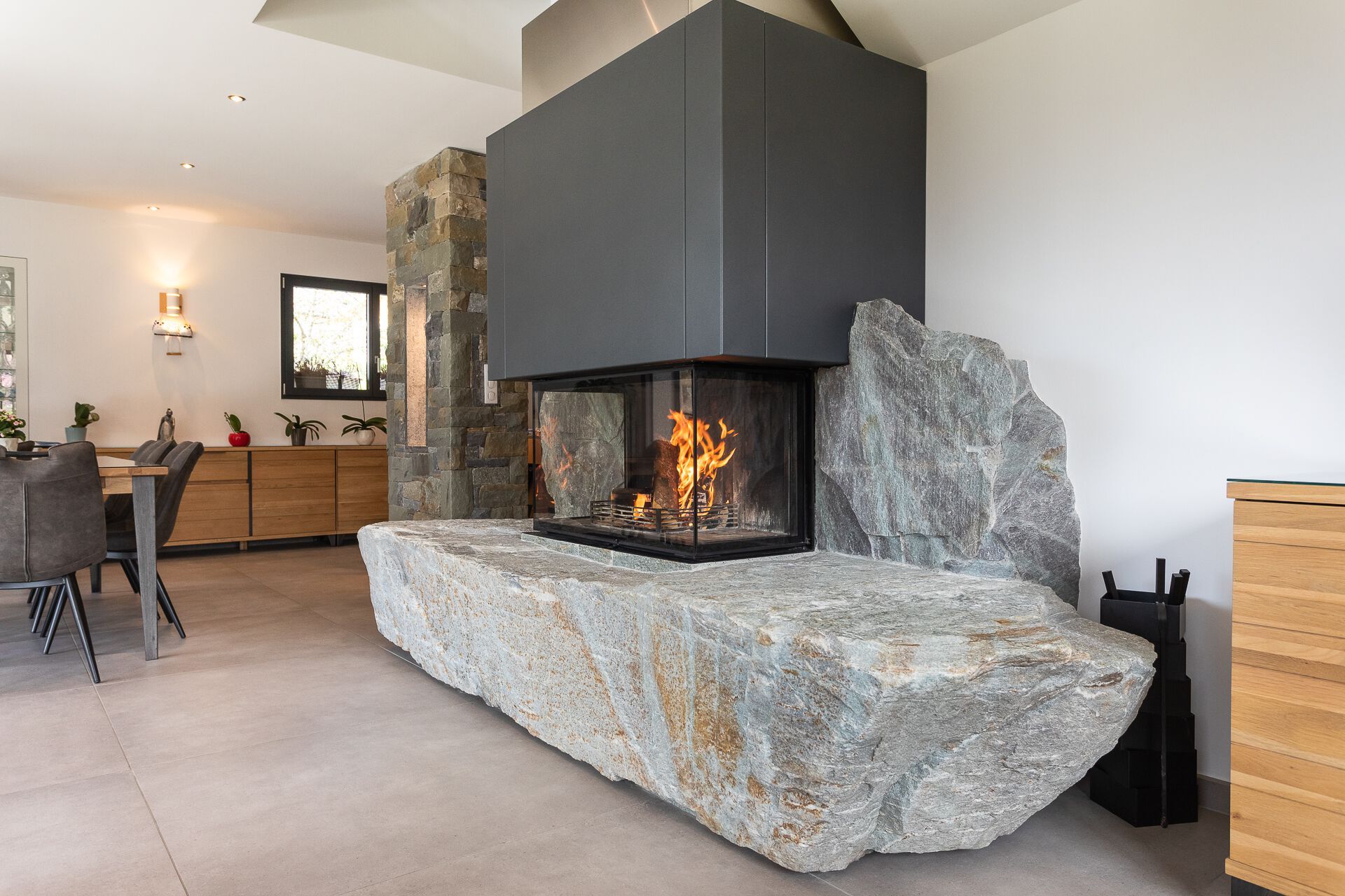 Стальной тройной фасад дровяной камин RÜEGG RIII ARCH-00096769 - Вид №2