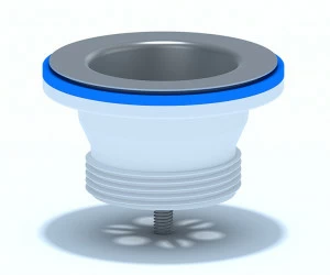 Выпуск для кухонной мойки АНИ из нержавеющей cеткой 1 1/2" M100