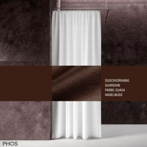 DV-GCS200-120-GUA04 Душевая занавеска Guardian, длина 200 см, ширина 120 см. фундук PHOS