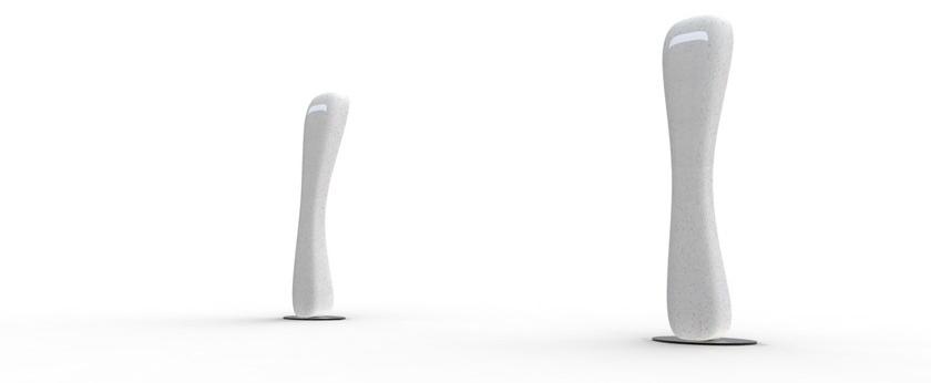 Manufatti Viscio Столбик / пепельница для общественных мест из реконструированного камня sun-id-1400697 - Вид №15