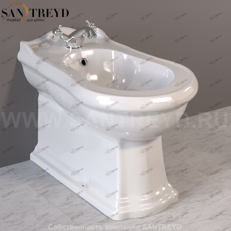 102201 Биде напольное RETRO Kerasan