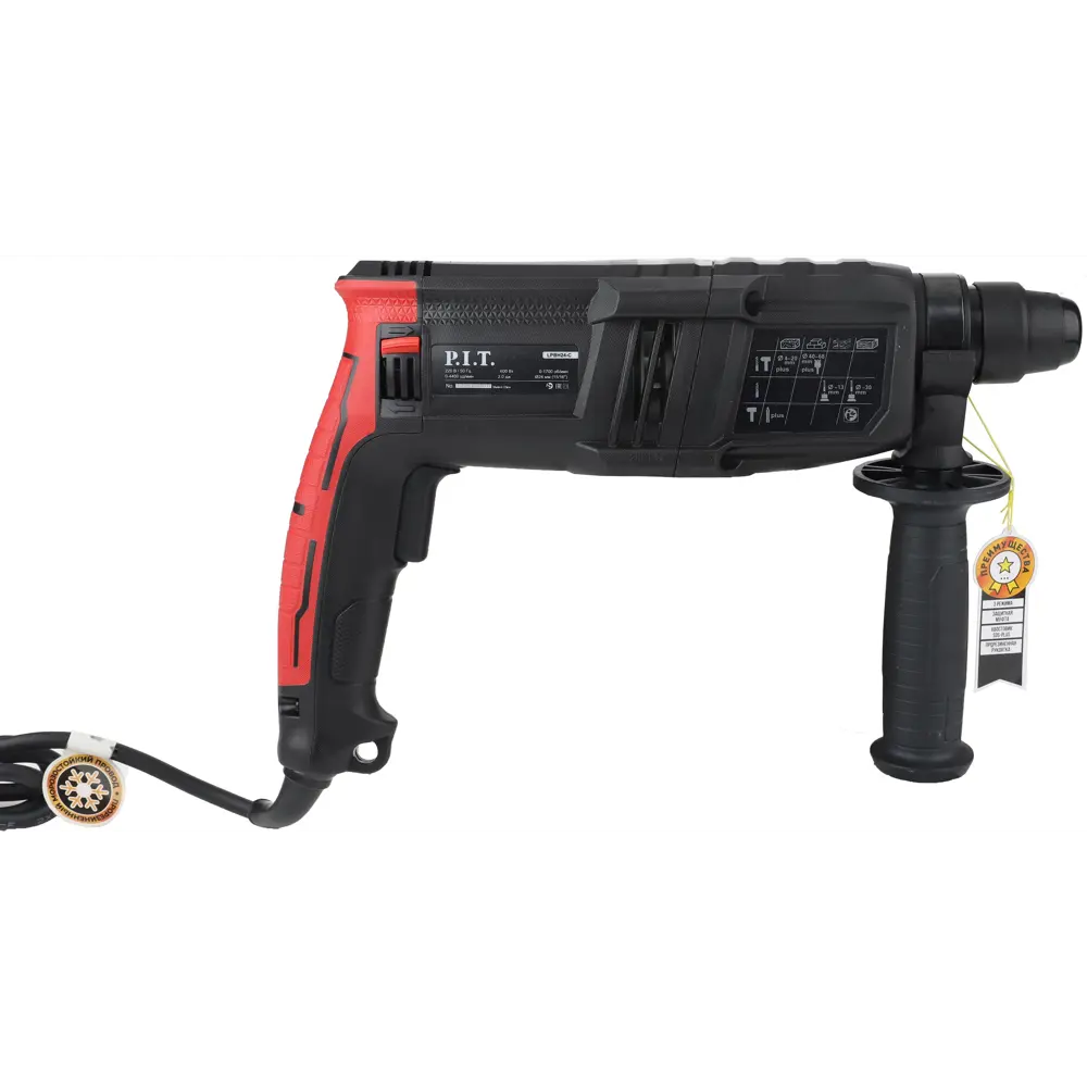 Перфоратор сетевой SDS-plus P.I.T. LPBH24-C, 600 Вт, 2 Дж STLM-2093662 - Вид №11