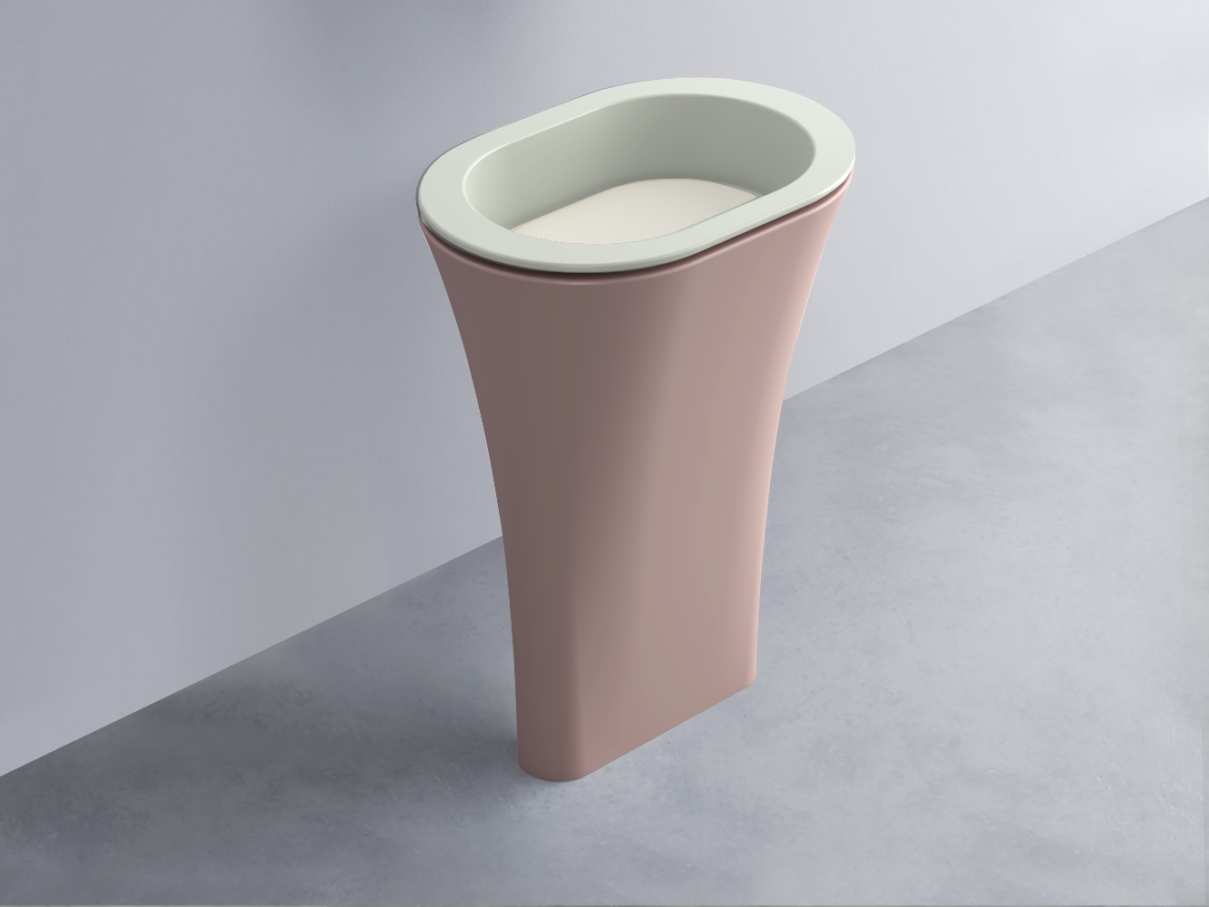 AMLA65-PM+AMPILO-TL+AMCOLO-CP Раковина Amedeo Ovale отдельностоящая cielo Enjoy + Amedeo Ceramica Cielo