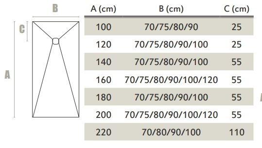 Acquabella Прямоугольный душевой поддон в акроне © Slate sun-id-1432220 - Вид №3