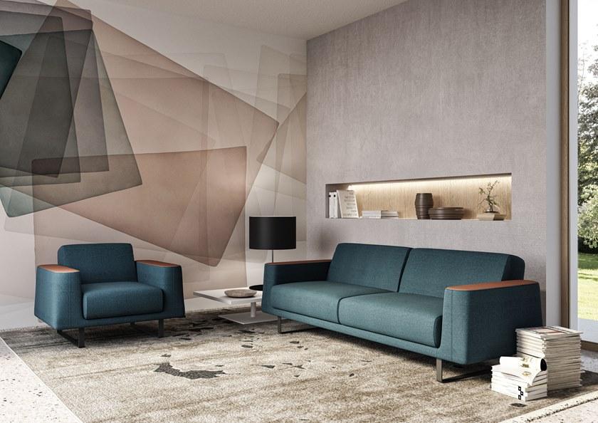 Quadrifoglio Основание дивана из 2-местной ткани Avana sun-id-1473651 - Вид №2