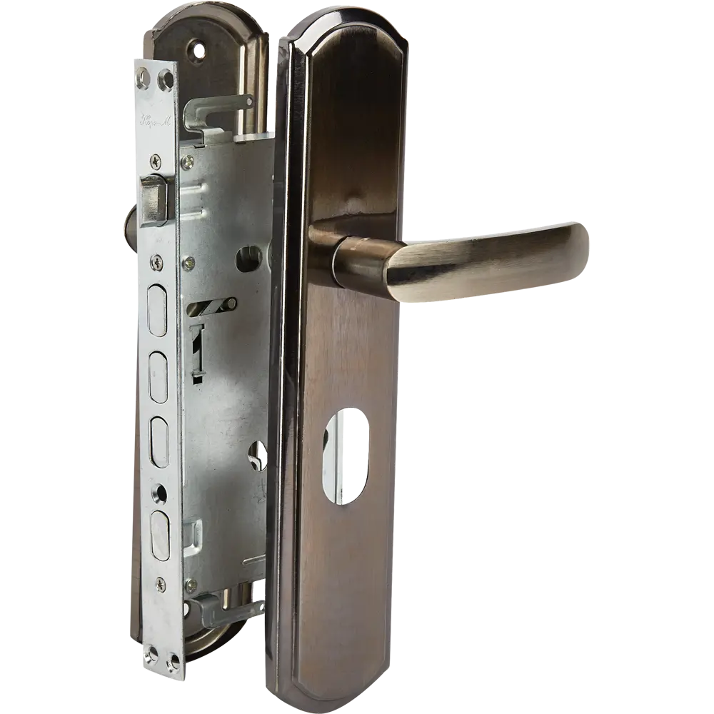 НОРА-М Замок врезной с ручками на планке для китайских дверей 85539370 STLM-0063687 - Вид №1