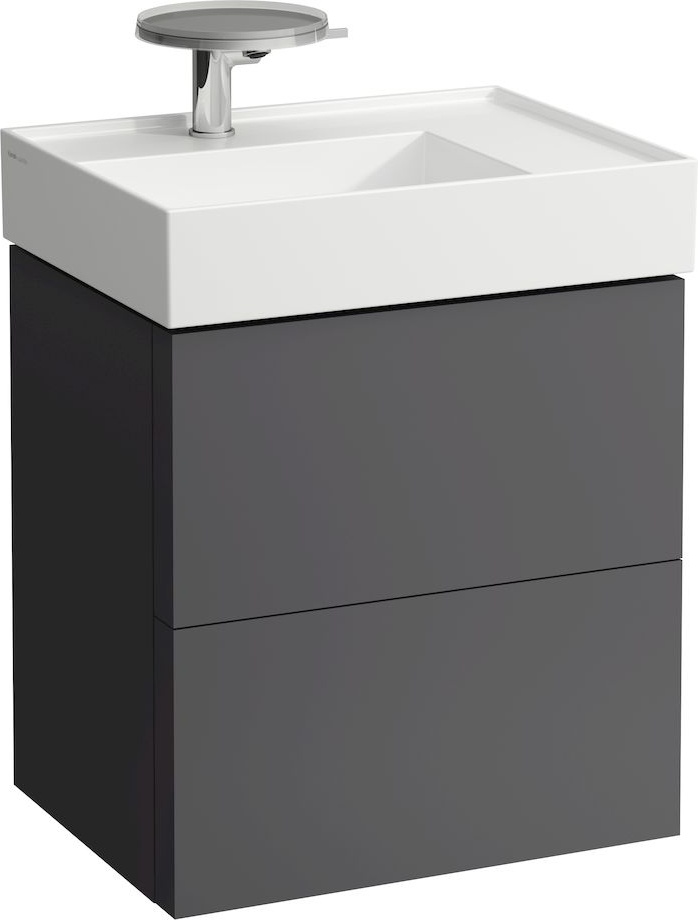 H8103347571121 Раковина с полочкой справа, со специальным скрытым сливом LAUFEN PRO - Вид №3