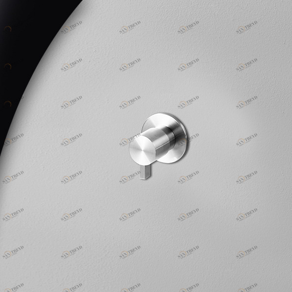 Запорный вентиль сталь глянцевая TOOX Radomonte TXQ50L