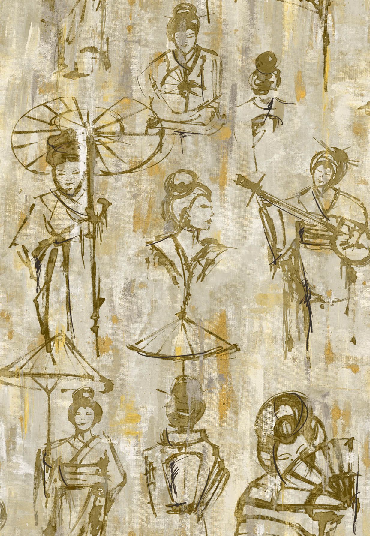 Обои из растительных волокон Jannelli&Volpi СП 451 Юмико ARCH-00127377 - Вид №4