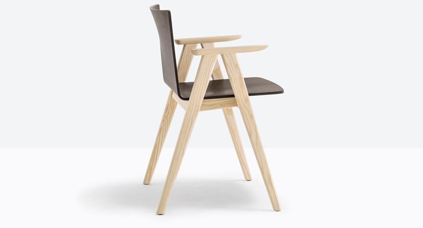 Pedrali Стул ясень с подлокотниками Osaka 2815 - Вид №7