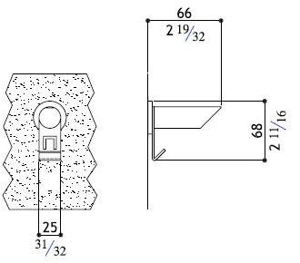 MGS Крючок для полотенца из нержавеющей стали Accessori per bagno sun-id-1390736 - Вид №2