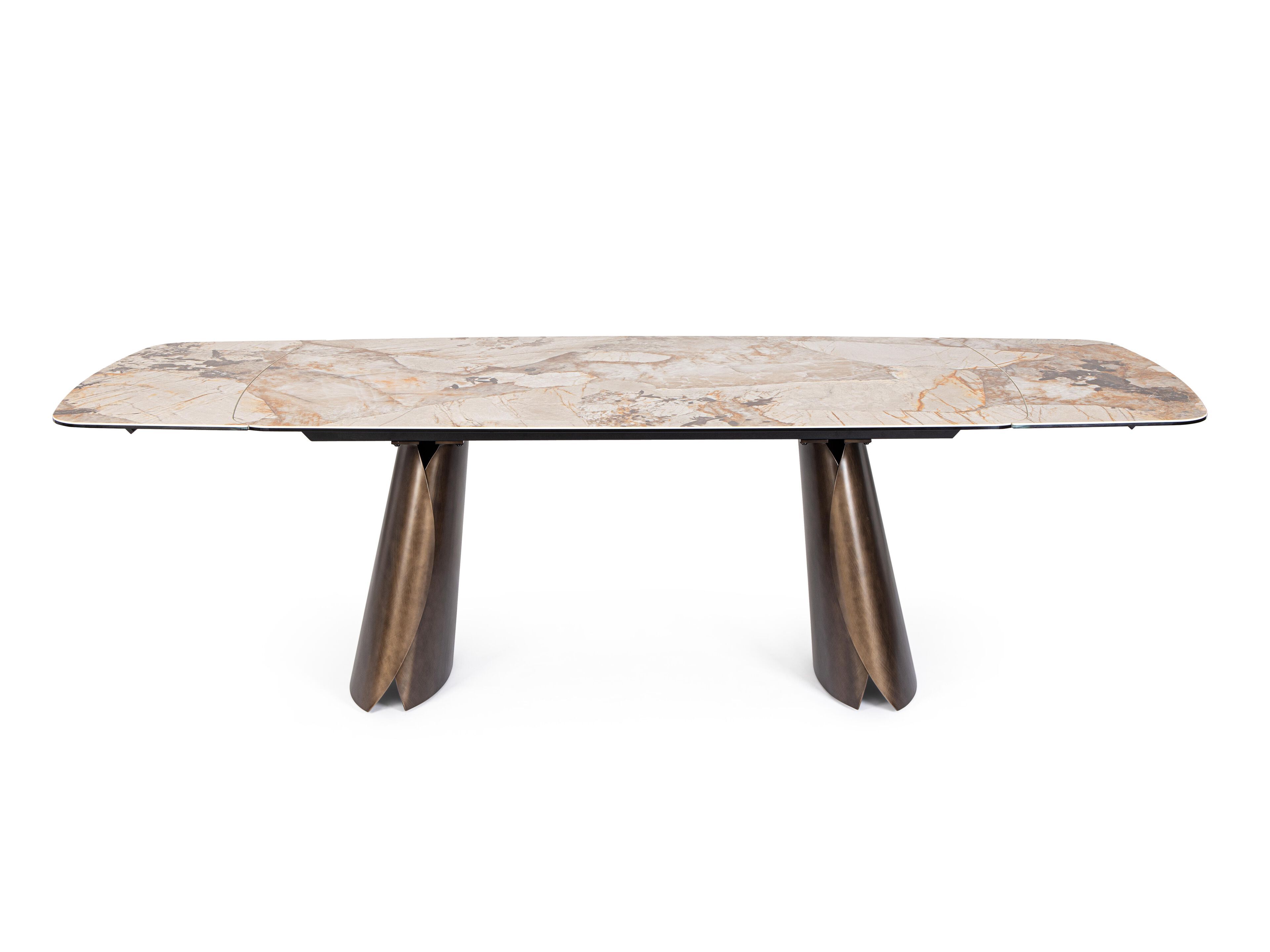 Выдвижной прямоугольный обеденный стол BIZZOTTO Patagonia ARCH-00031097 - Вид №1