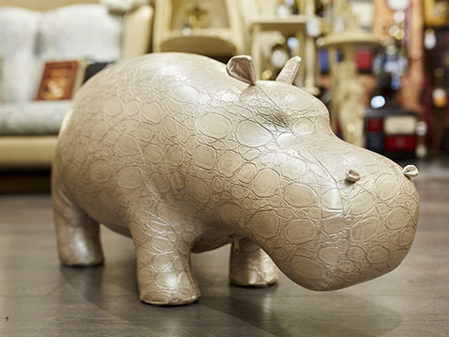 Пуфик детский жемчужный "Бегемот", 97 см LESET  00-3833173 Бежевый Santreyd  - Вид №2