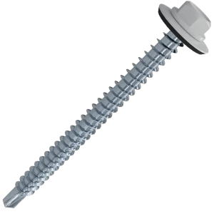 Кровельные саморезы STANDERS RAL9003 сверлоконечные белые 4.8x29, 110 штук