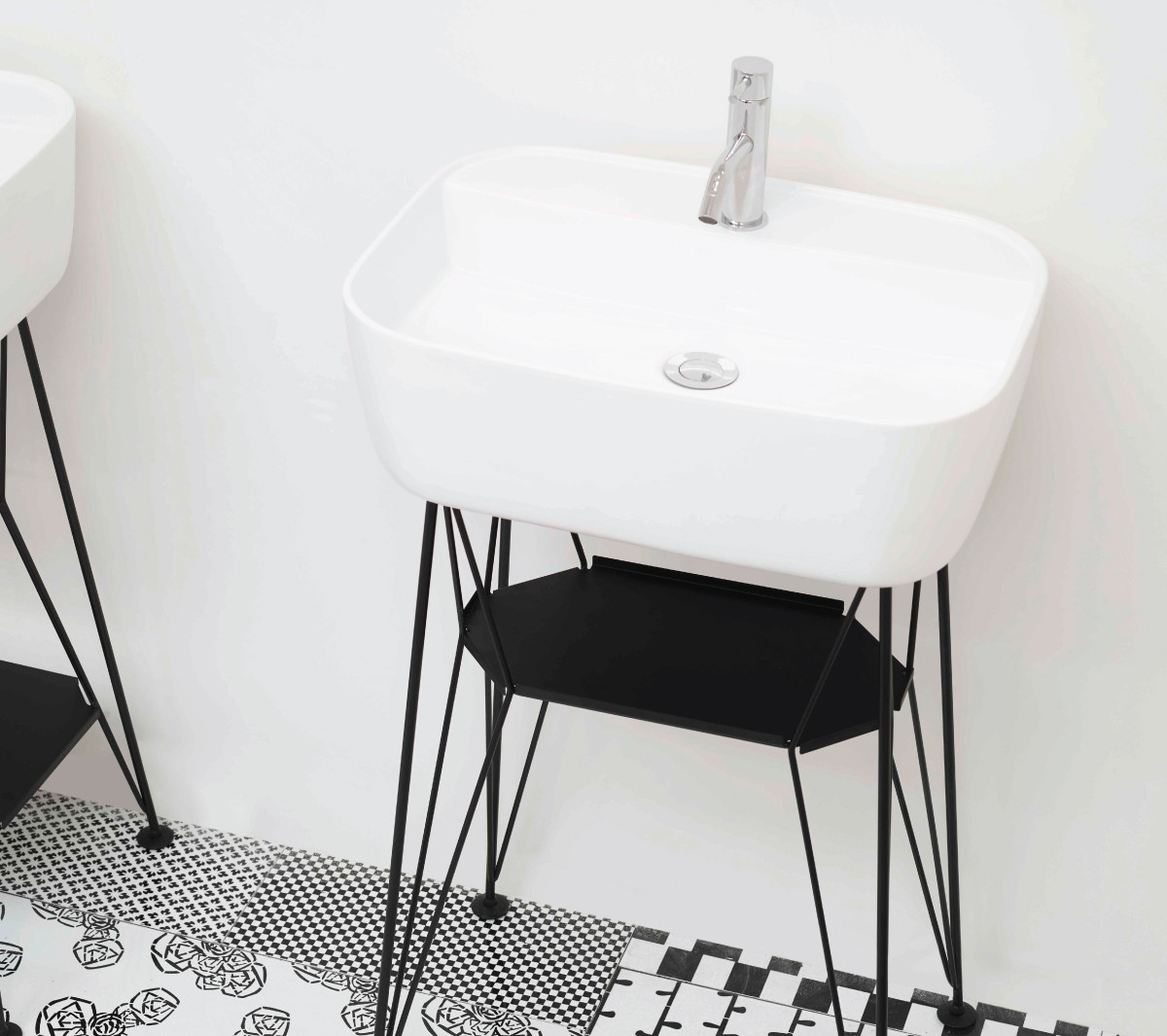 com_EXLAVGUSNE Напольная раковина стоящая прямоугольная Ex.T  - Вид №5