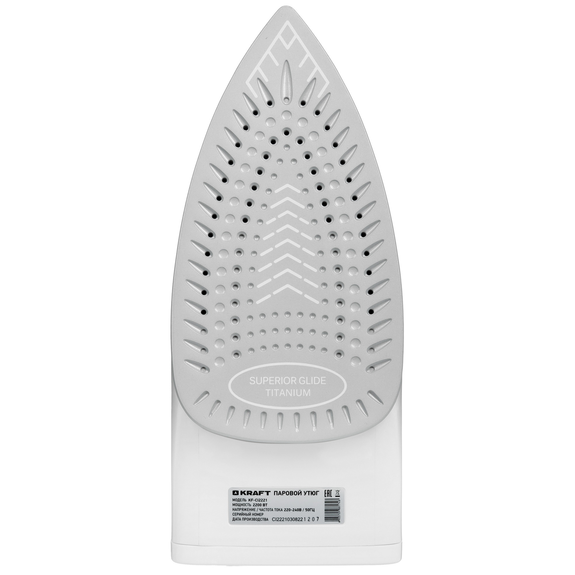 9037558 Утюг KRAFT KF-CI2221 бирюзовый STDN-0085459 - Вид №3