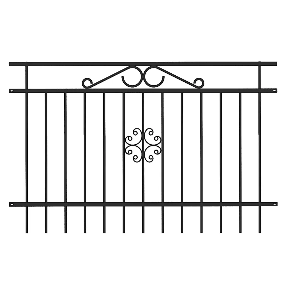 Секция заборная «Версаль» 2x1.25 м 18532620 STLM-2085633 Santreyd 