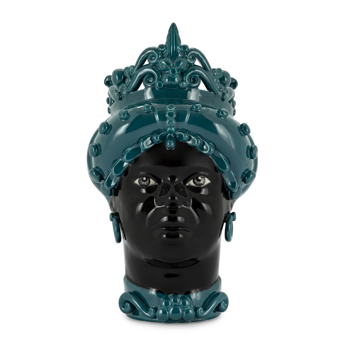 201064-96 ABHIKA ВАЗА MORO LADY MED. ПРОСТО TEAL  - Вид №3
