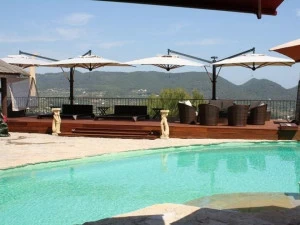 Scolaro Parasol Двойной зонт с боковой стойкой Wood C3570 wdo/c3060 wdo