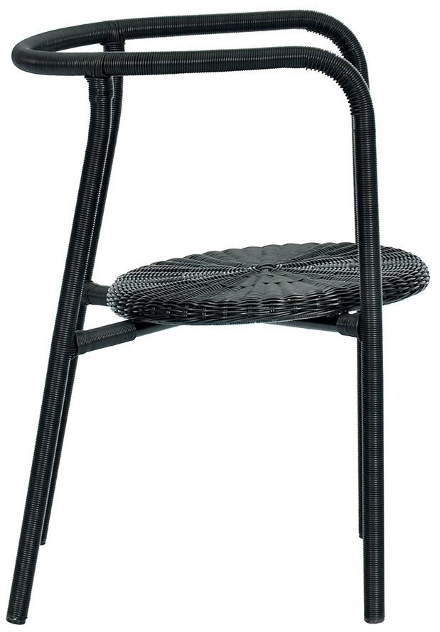 cbdesign Штабелируемый садовый стул с подлокотниками Zazie N342n1 - Вид №6