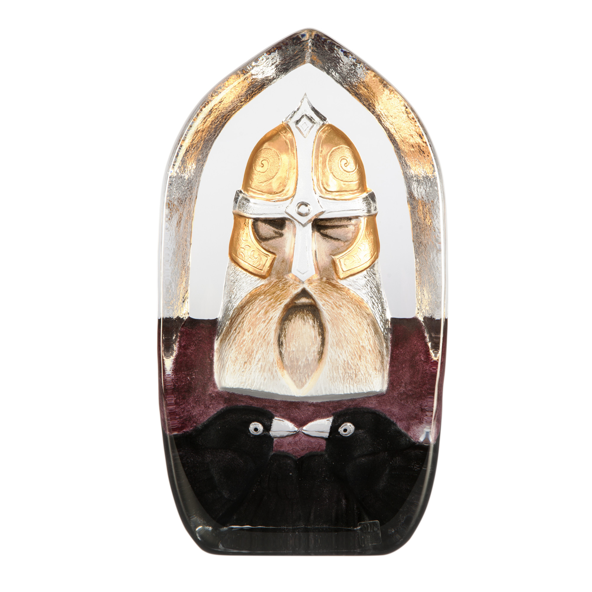 34303 Скульптура "Один", коричневый/бордо 120/220 мм Maleras 