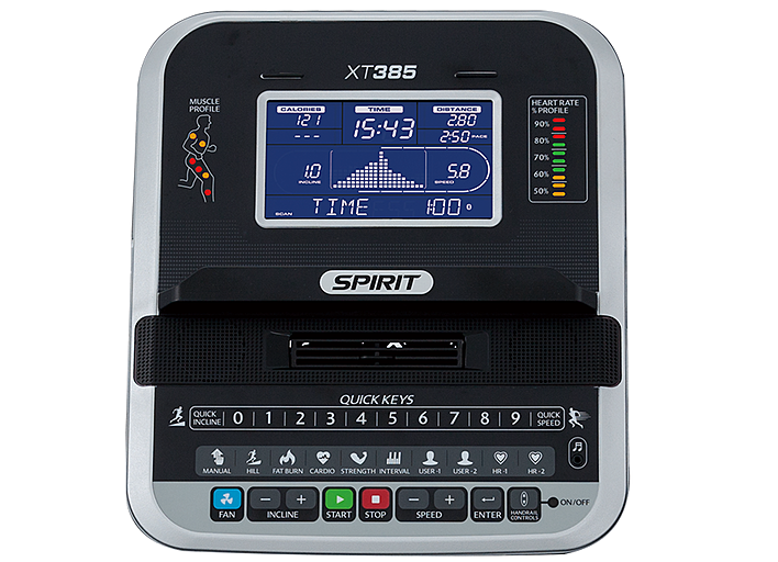 XT385 Беговая дорожка spirit fitness xt385 Spirit Fitness  - Вид №1