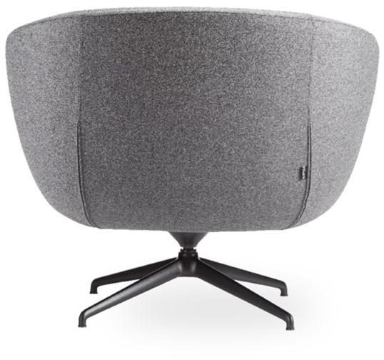 ROSSIN Вращающееся кресло на козелке из ткани Cleo metal sun-id-1346507 - Вид №2