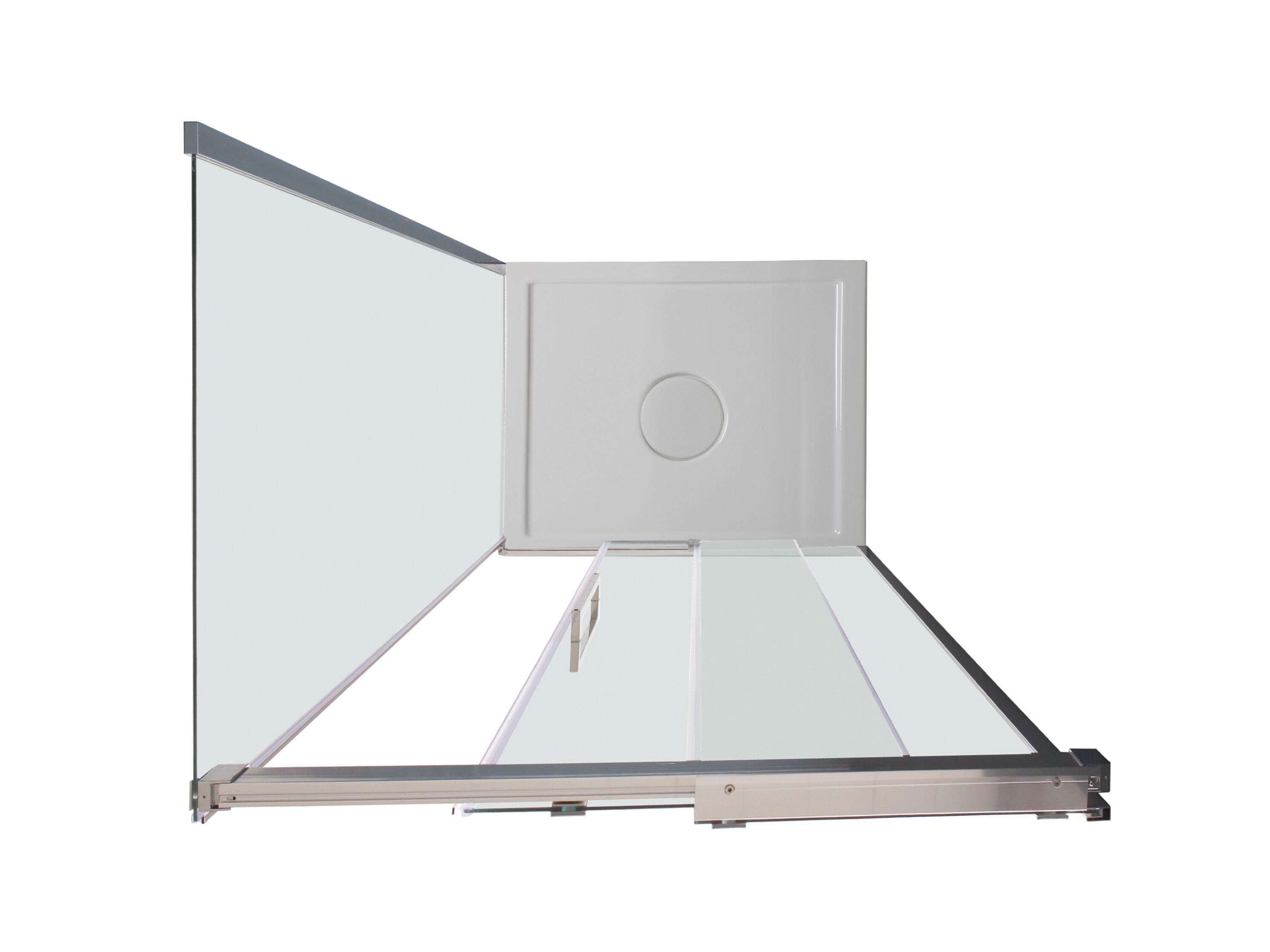 Алюминиевая и стеклянная душевая кабина с раздвижной дверью TAMANACO 8PSC15 ARCH-00009490 - Вид №2