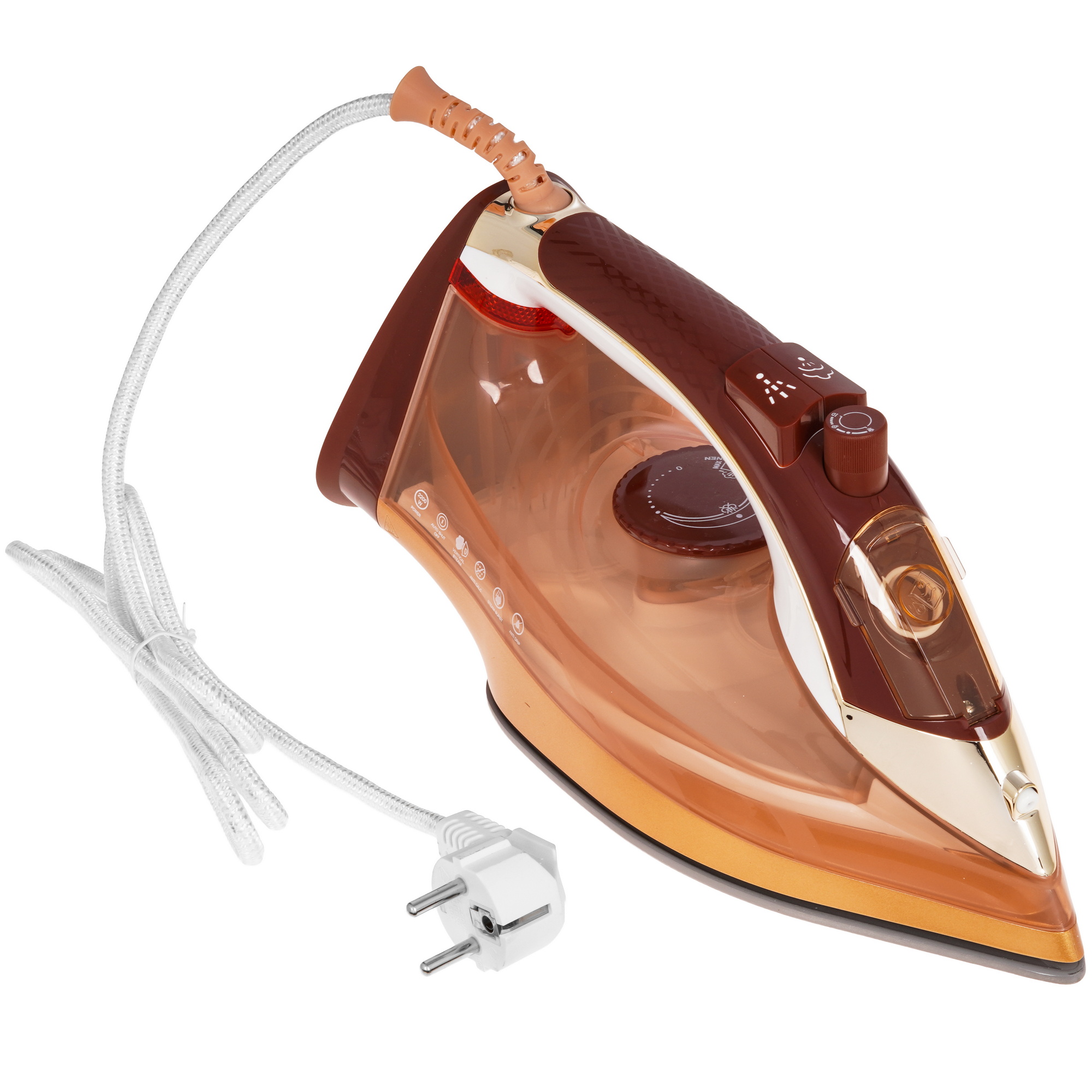 9237155 Утюг LEBEN 249-042 оранжевый STDN-0039687 - Вид №5