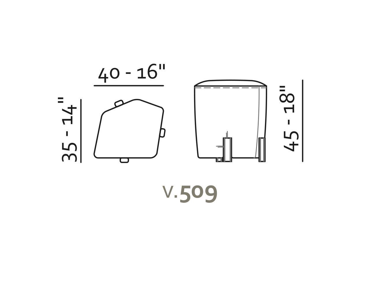 Кожаная тумбочка с деревянной столешницей Max Divani Muzzle ARCH-00032172 - Вид №4