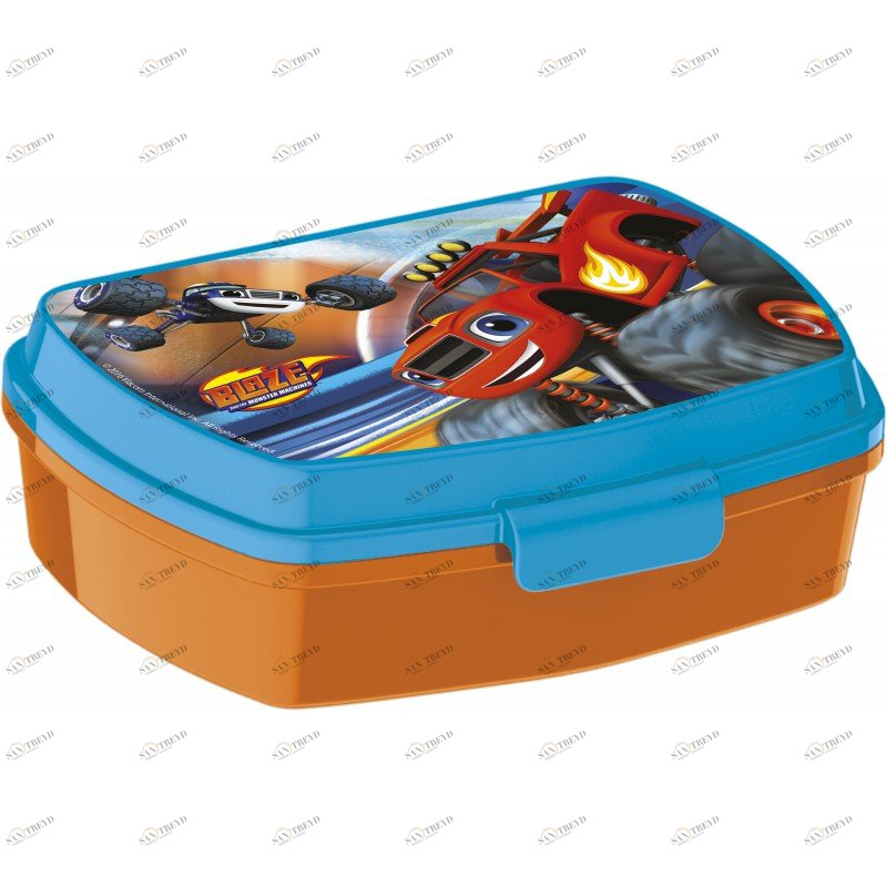Ланч-бокс пластиковый "Вспыш и чудо-машинки", 17х14х5,6 см STOR ВСПЫШ И ЧУДО-МАШИНКИ 335809 Оранжевый Santreyd 