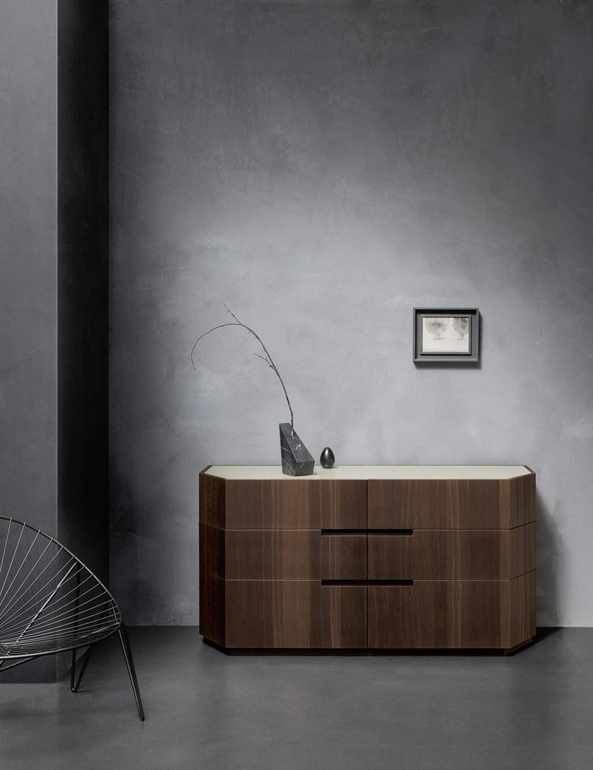 ZANETTE Комод из дуба со встроенными ручками Amos sun-id-1347234 - Вид №1