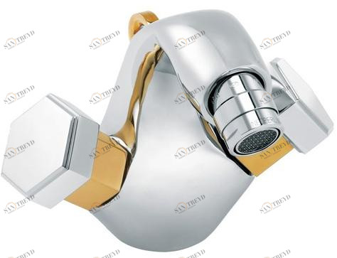 rvb Смеситель для биде на одно отверстие с автоматическим сливом Chambord 4030.--.54