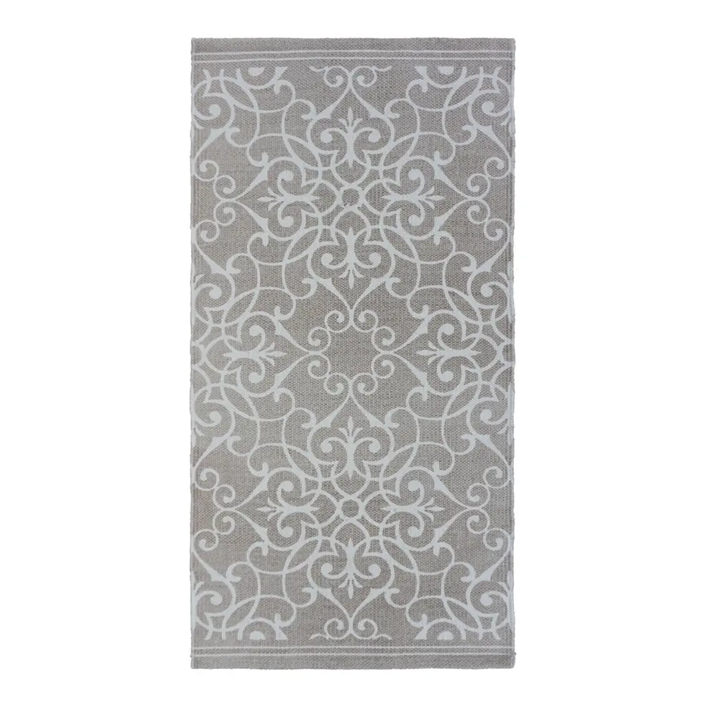 Ковер KREAFORTA Lessa 60x120 см хлопок цвет бежевый 89443496 STLM-2108559 
