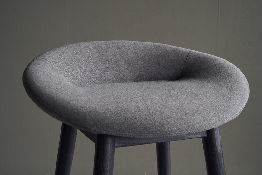 Grado Design Барный стул из ткани с подставкой для ног  Nes-ch-01/nes-ch-02  - Вид №6