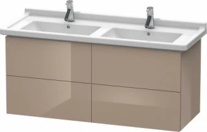 LC626908686 Тумбочка подвесная L-Cube #LC6269 1220 x 469 мм Капучино глянцевый лак