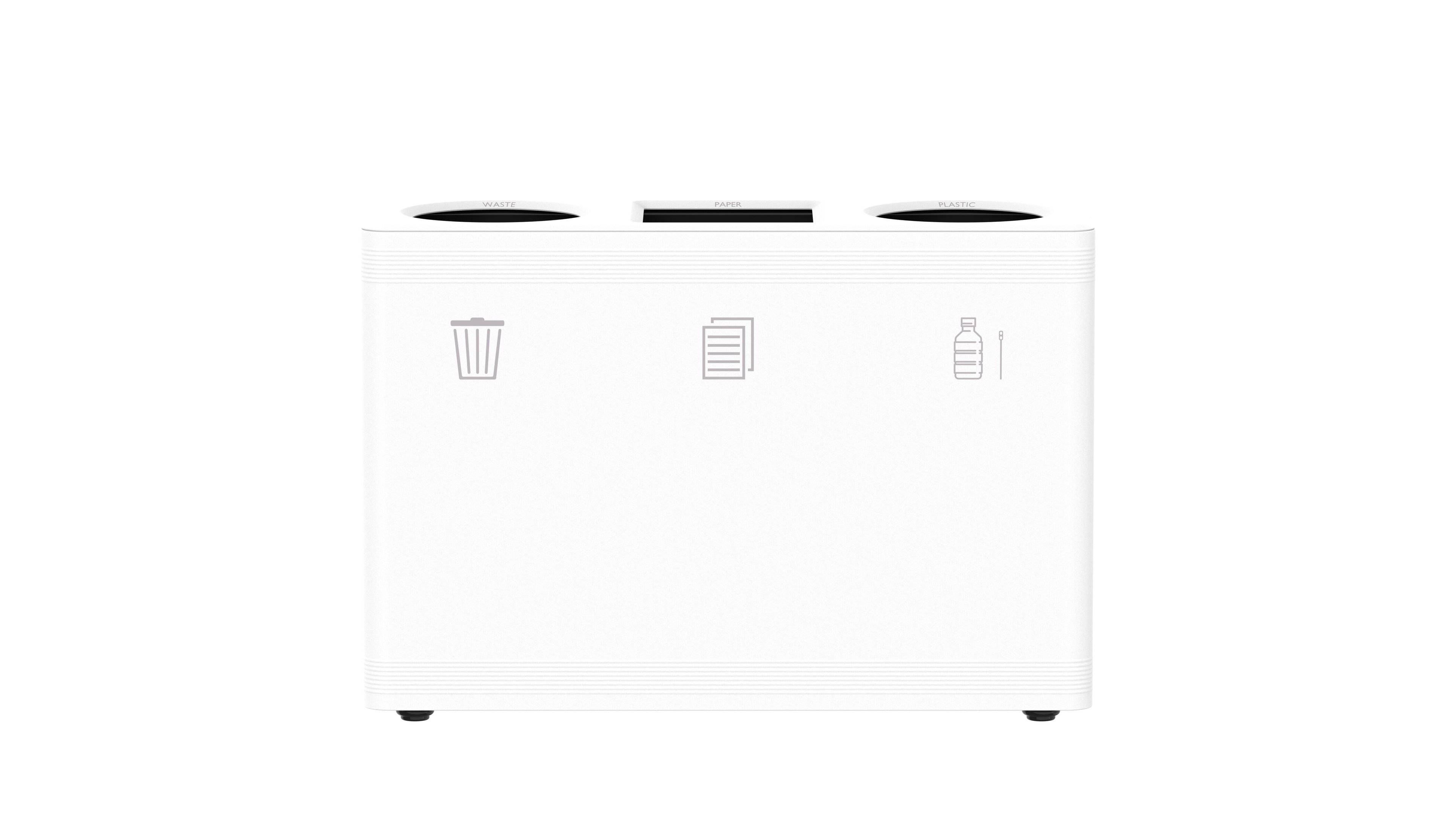 Стальная стойка для мусора с порошковым покрытием с крышкой FUNCTIONALS DITCH ARCH-00011679 - Вид №44