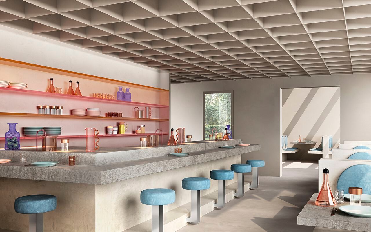 Кухонный топ из керамогранита с эффектом камня CERAMICA FONDOVALLE MYTOP ARCH-00038579 - Вид №3