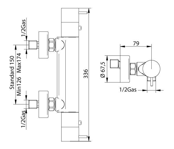 25442000CO Смеситель Bandini Coco Santreyd - Вид №1