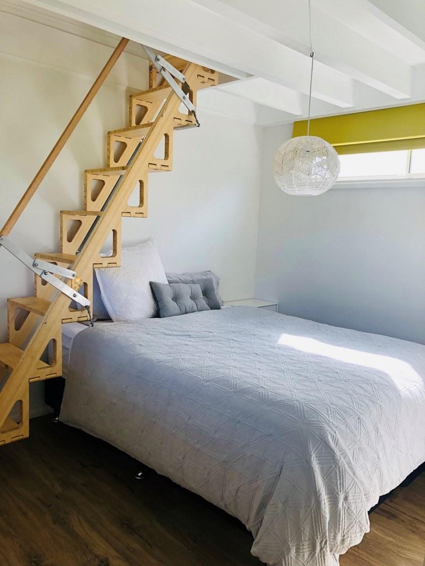 Bcompact Выдвижная лестница из дерева  Bhs-01  - Вид №15