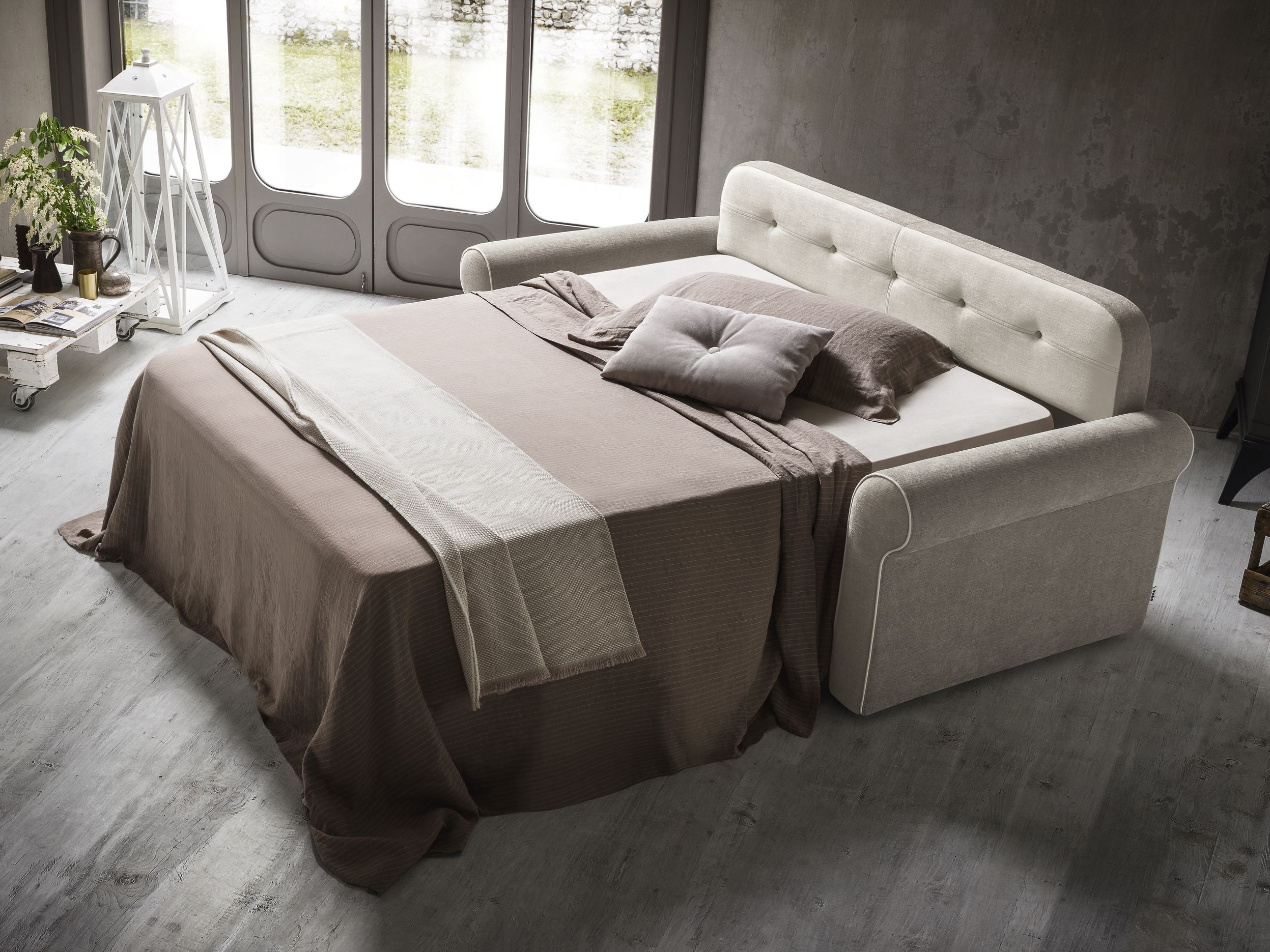 Двуспальный диван-кровать из ткани Felis Day &amp ARCH-00103071 - Вид №1