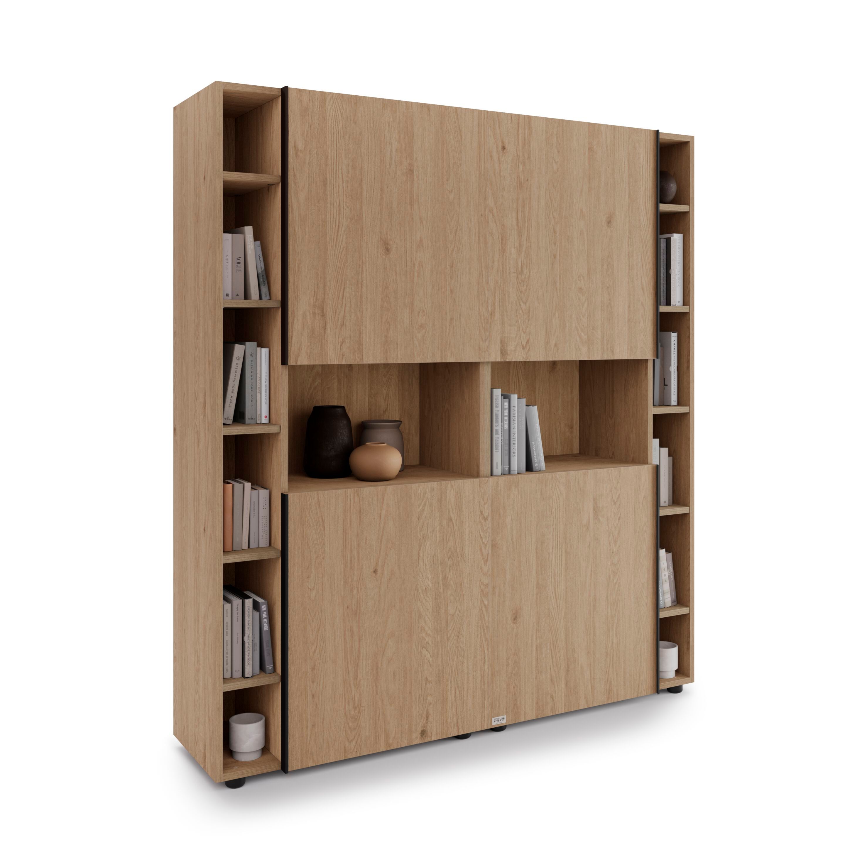 Настенный книжный шкаф из меламинированного материала Mobili Fiver ROMINA ARCH-00138664 - Вид №45